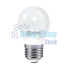 Лампа светодиодная LED-ШАР-VC 8Вт 230В E27 4000К 720лм IN HOME 4690612020570