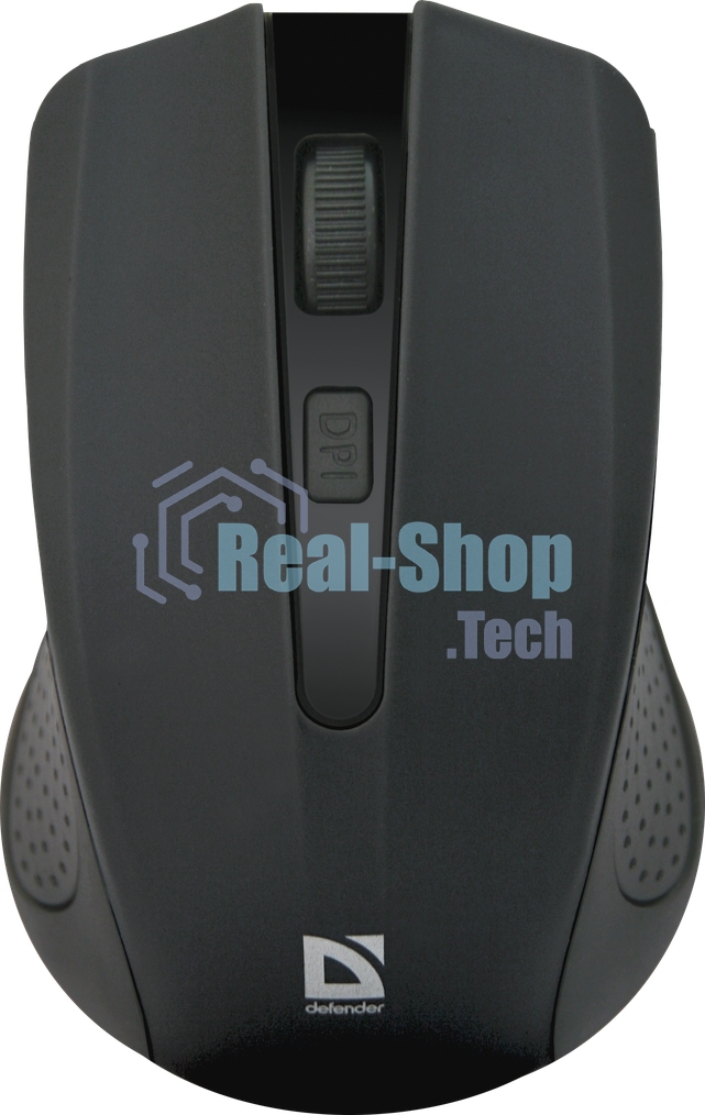 Мышь беспроводная Defender Accura MM-935 черный, 1600 dpi, радиоканал, USB, кнопки - 4
