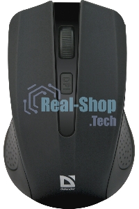 Мышь беспроводная Defender Accura MM-935 черный, 1600 dpi, радиоканал, USB, кнопки - 4