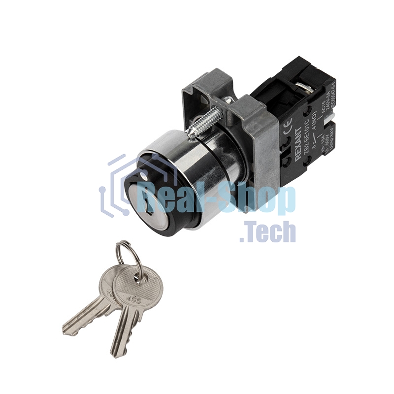 Переключатель Rexant BD21 2P с замком NO