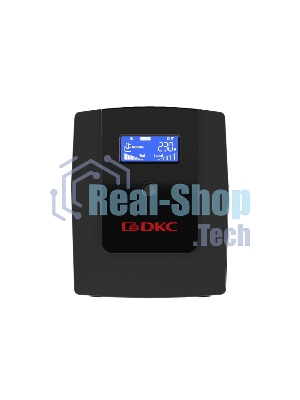 Источник бесперебойного питания DKC INFOLCD1200I / 1200 ВА / 720 Вт / 4 x IEC 320 C13 (компьютерный)
