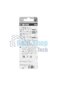 Полотна для электролобзика Matrix по дереву, 3 шт., 75 х 2,5мм, HCS, EU- хвостовик