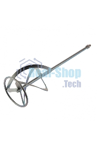 Насадка для миксера Сибртех, для тяжелых растворов,140 х 590 мм, оцинкованная,хвостовик резьба М14