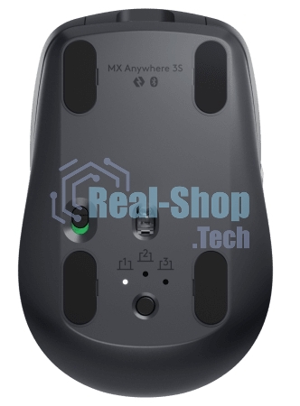 Мышь беспроводная/проводная Logitech MX Anywhere 3S графитовый, 8000 dpi, радиоканал, Bluetooth, USB, кнопки - 6