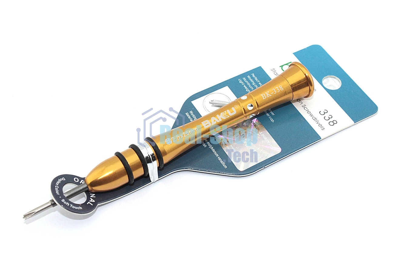Отвертка крестовая 2.5 со штырем для iPhone 7,8 BAKU BK-338 (2.5 x 25mm)