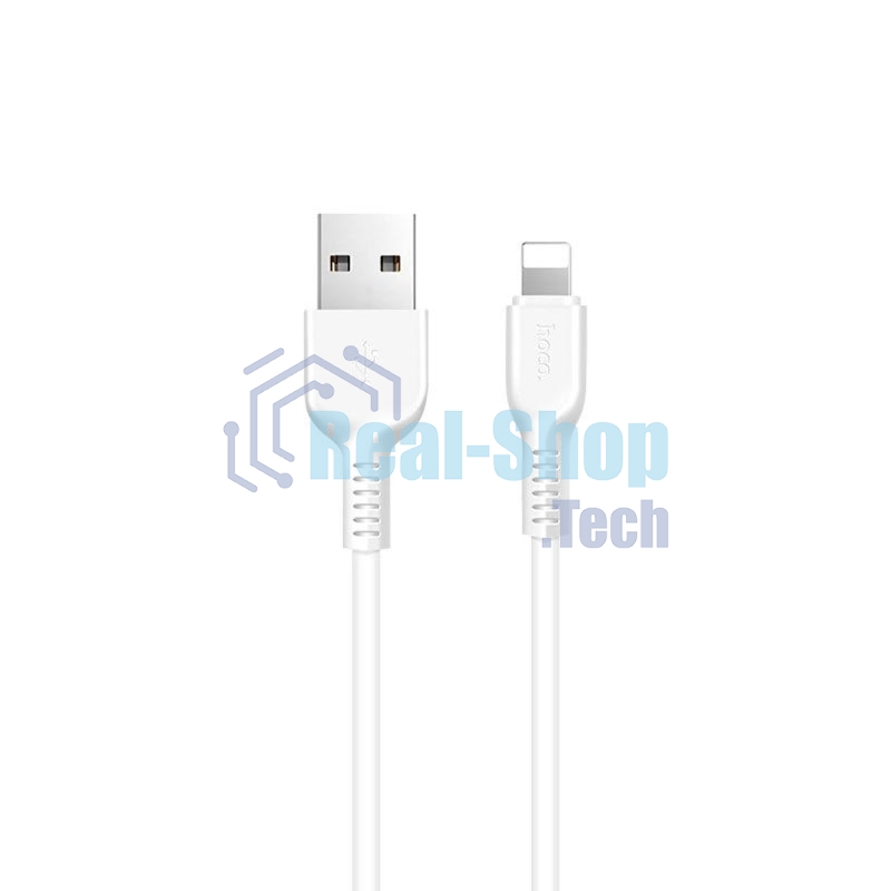 Кабель USB HOCO X20 Flash, USB - Lightning, 2А, 2м, белый