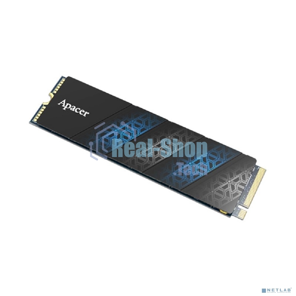Накопитель SSD Apacer AS2280P4U PRO, 1Tb, M.2 2280, PCIe 3.0 x4, NVMe, R/W 3500/3000