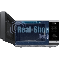 Микроволновая печь Samsung MS23DG4504ATBW нержавеющая сталь/черный, 23 л, 800 Вт, переключатели - сенсор/поворотный механизм
