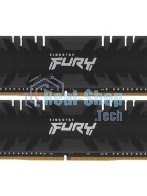 Оперативная память Kingston Fury Renegade, DDR4, 64GB (2x32 GB), 3200 MHz, CL16, DIMM, с радиатором, черный