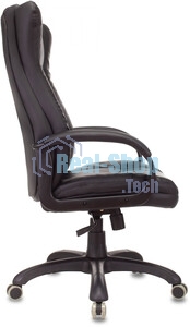 Кресло Бюрократ CH-879N Leather Venge черный, экокожа