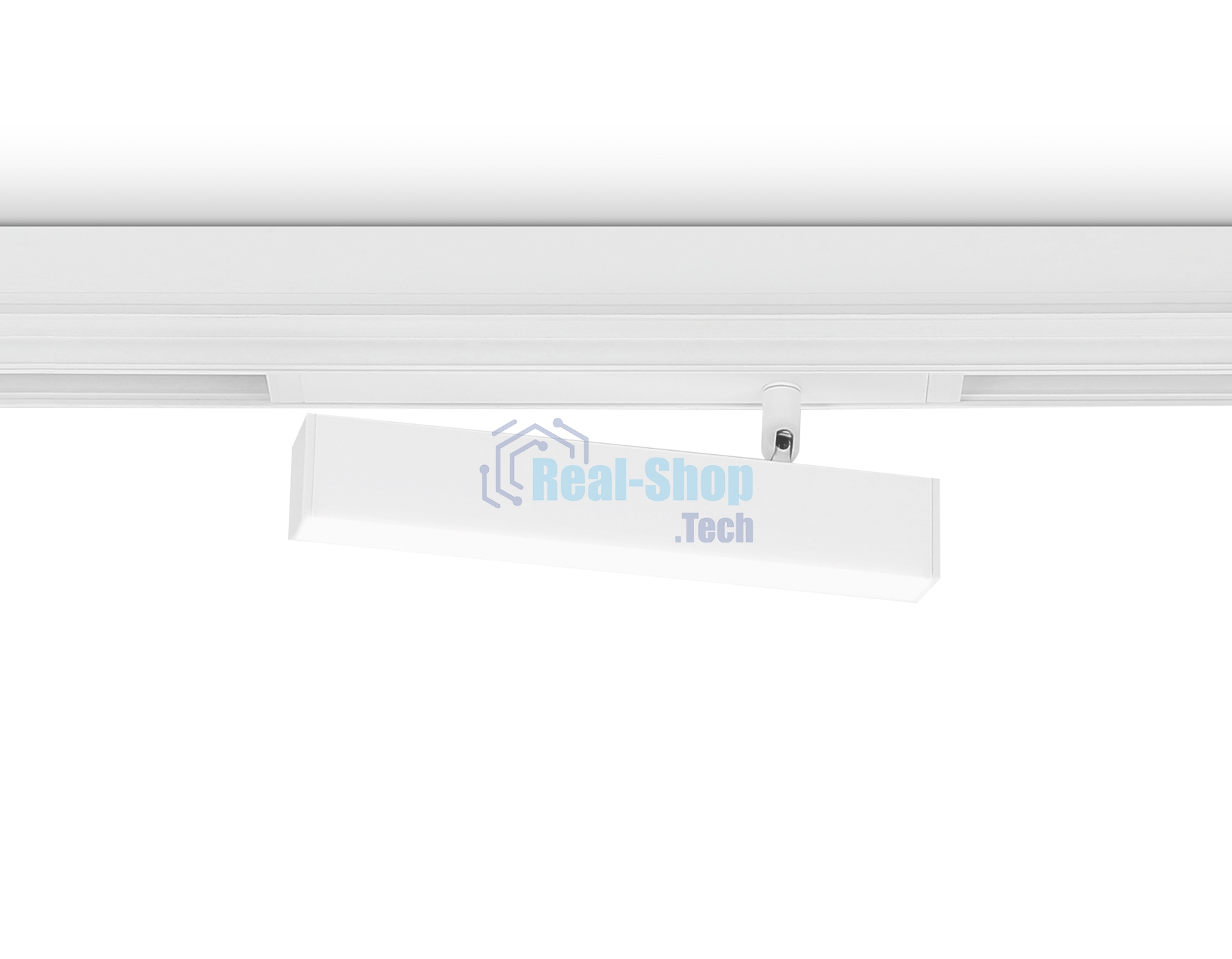 Управляемый светодиодный светильник для шинопровода Magnetic Ambrella light GL1321 WH белый IP20 12W 3000K-6400K 220V 120° 232*25*112 (Без ПДУ)