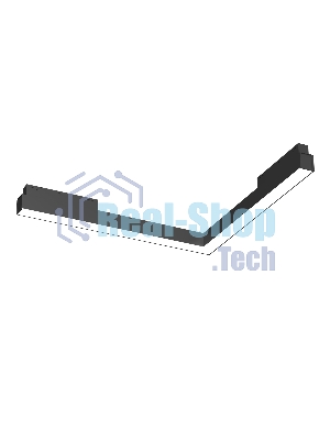 Светильник трековый светодиодный Ambrella light GL4485 BK черный IP20 20W 3CCT 3000-6000K SMART 48V 120° 325*305*25