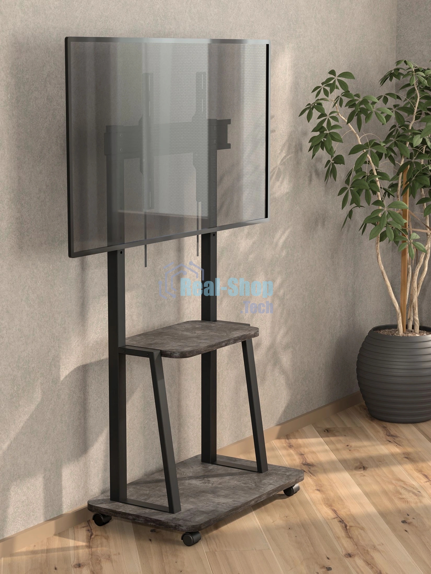 Стойка для телевизора Holder PR-108 черный/керамика 32