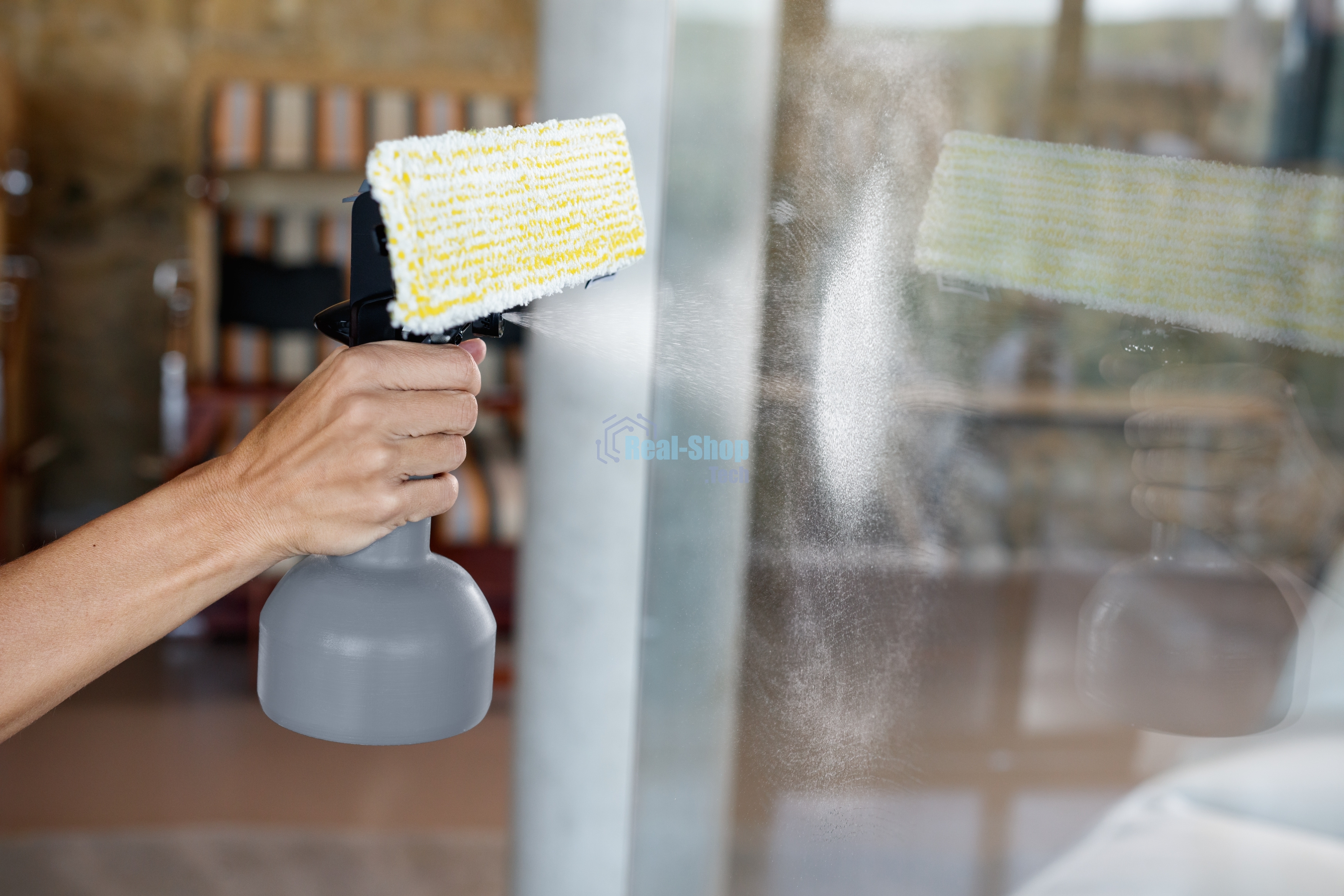 Стеклоочиститель Karcher WVP 10 шир.скреб.:280мм пит.:от аккум. серый/желтый