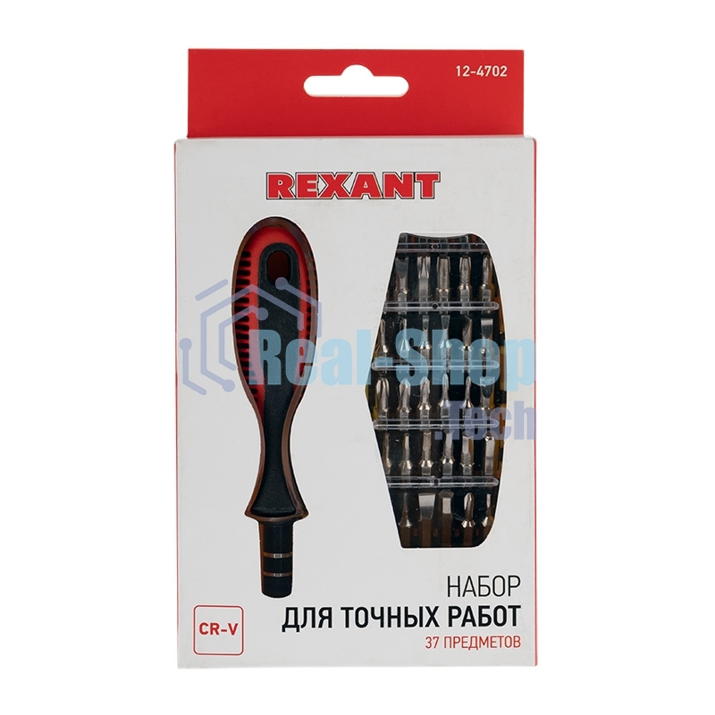 Набор отверток для точечных работ 37 предметов Rexant