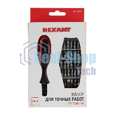Набор отверток для точечных работ 37 предметов Rexant