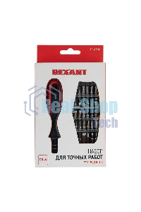 Набор отверток для точечных работ 37 предметов Rexant
