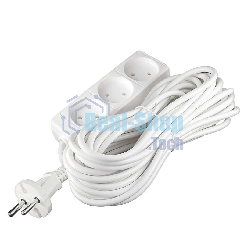 Удлинитель 3х10 м без заземл. 10А IP20 2.2 кВт Союз 481S-1310