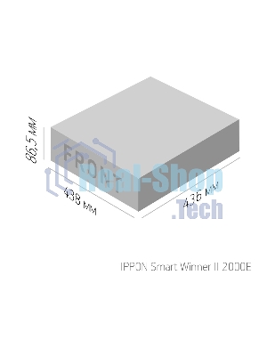 Источник бесперебойного питания Ippon Smart Winner II 2000E 1800Вт 2000ВА черный