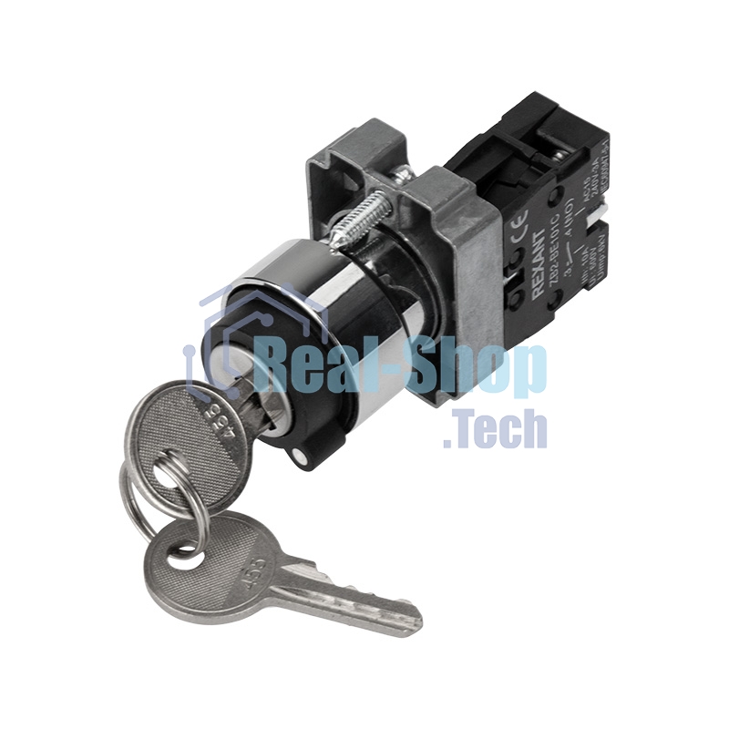 Переключатель Rexant BD21 2P с замком NO