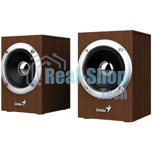 Акустическая система GENIUS SP-HF280 wooden USB Проводной пульт регулировки громкости для легкого управления
