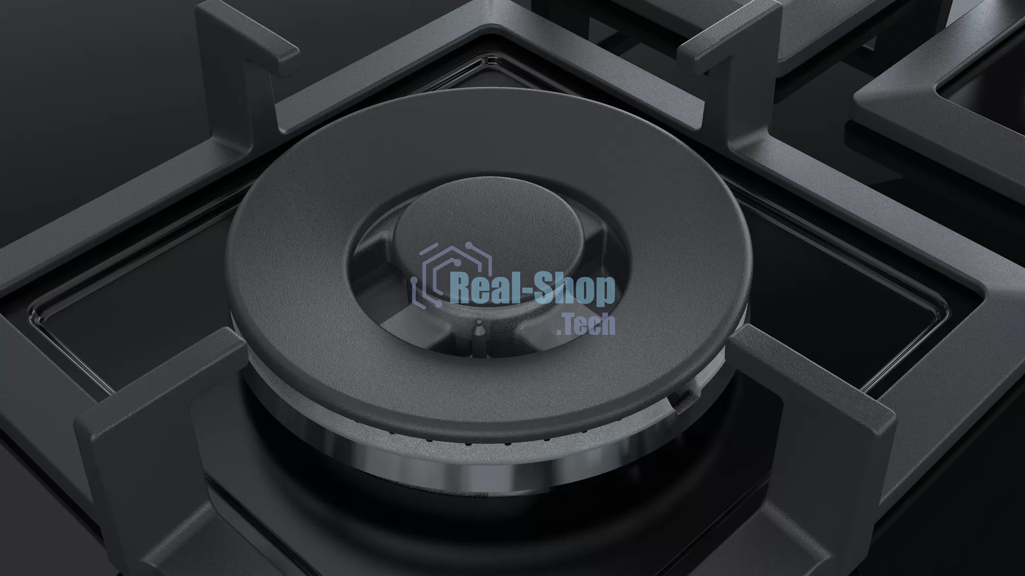 Газовая варочная панель Bosch PPQ7A6B20 черный