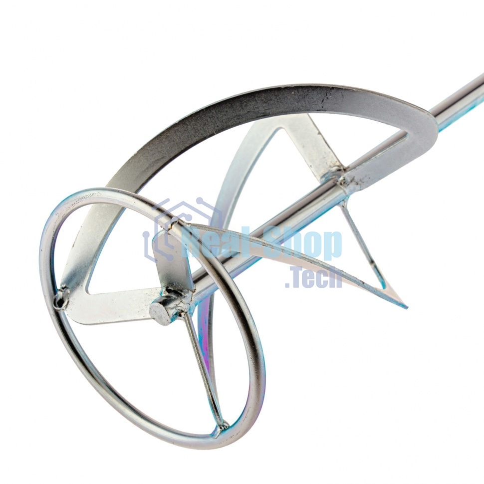 Насадка для миксера Сибртех, для тяжелых растворов,140 х 590 мм, оцинкованная,хвостовик резьба М14