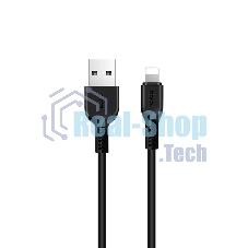 Кабель USB HOCO X20 Flash, USB - Lightning, 2А, 2м, черный