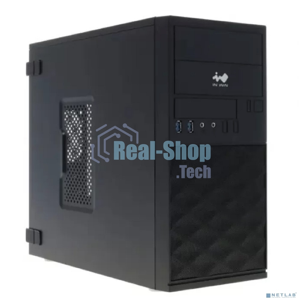 Компьютерный корпус Mini Tower InWin EFS052 Black 600W PM-600ATX U3*2 +A(HD)+ front fan holder+ Screwless mATX
