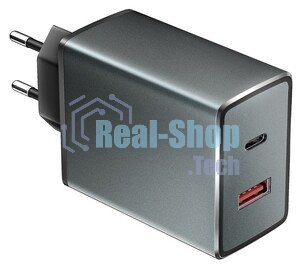 Автомобильное зарядное устройство OLMIO Type-C/USB, 38W, 6A, QuickCharge3.0, PowerDelivery