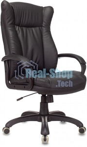 Кресло Бюрократ CH-879N Leather Venge черный, экокожа