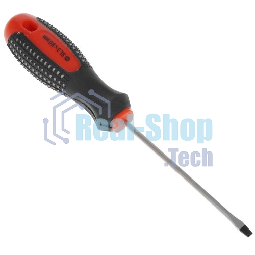 Отвертка Matrix Fusion 11406, SL3,0 х 80 мм, CrV, 3-х компонентная рукоятка 