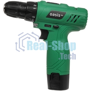 Дрель-шуруповерт Oasis AV-12 Eco, 12 В, 1,3 Ач, 24Нм, щеточный