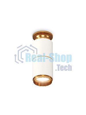 Светильник Ambrella Light XS6301260 SWH/PYG белый песок/золото желтое полированное MR16 GU5.3 (N6905, C6301, A2062, N6124)