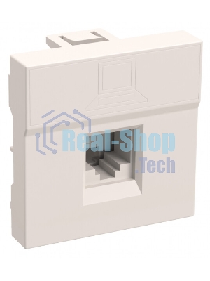 Розетка информационная РКИ-20-00-П RJ-45 UTP кат.5e (на 2 модуля) ПРАЙМЕР белая IEK