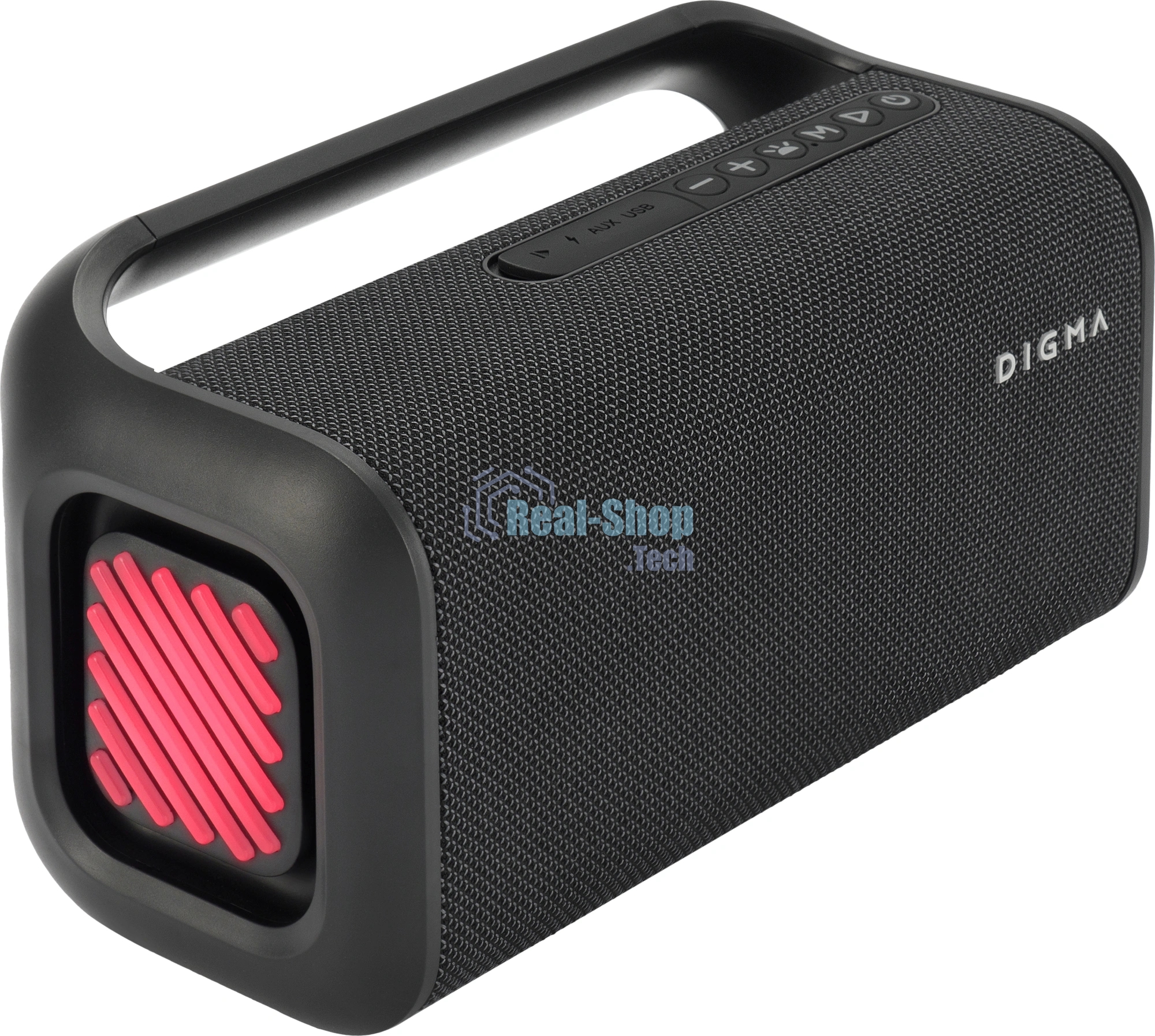 Колонка портативная Digma D-PS1526 черный 40W 2.0 BT 10м 3000mAh