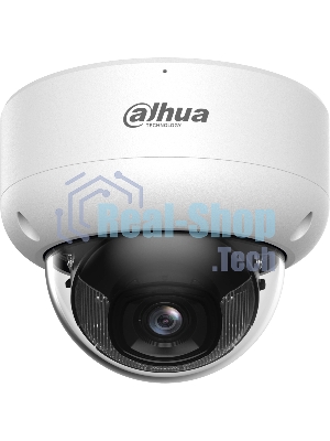 Камера видеонаблюдения Dahua DH-IPC-HDBW3449EP-AS-IL-0280B, IP, 4 Мп, 2.8 мм, белая
