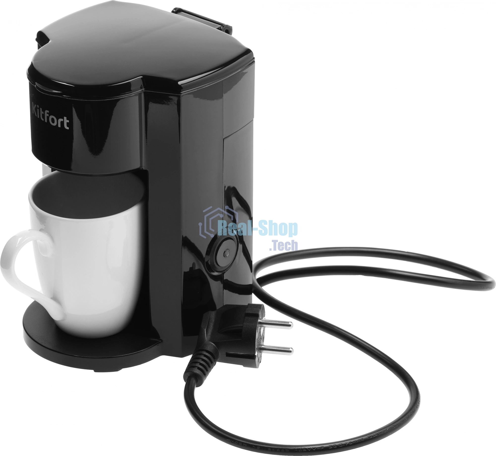 Кофеварка капельная Kitfort KT-763 350Вт черный