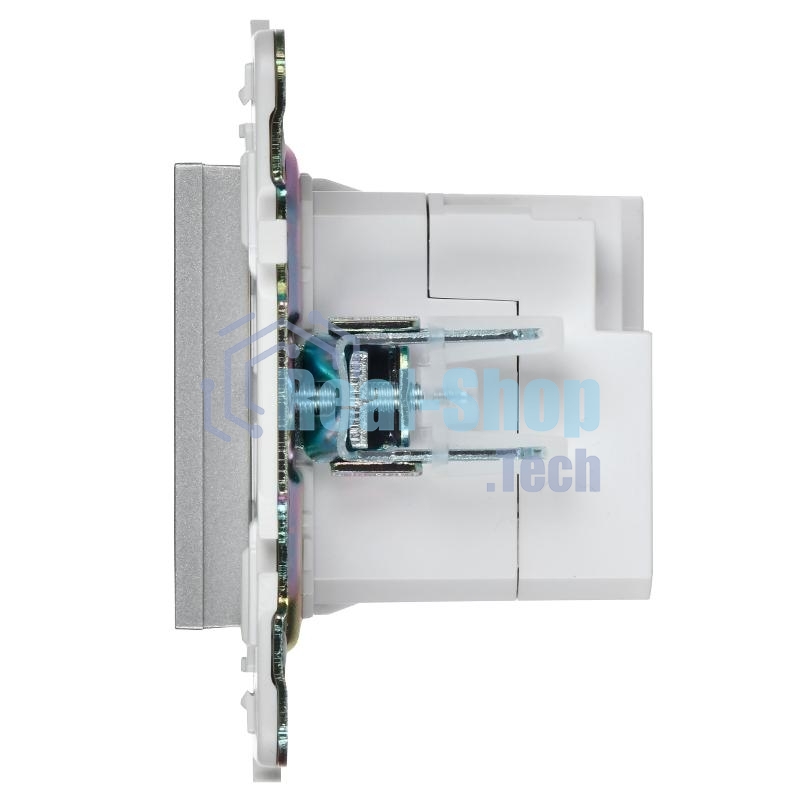 SKANDY Розетка USB A+C 18Вт SK-R13S серебряный  | SK-U22-018-K23 | IEK