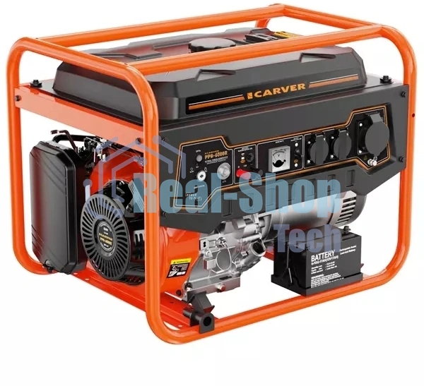 Генератор Carver PPG- 6500R 5.5кВт
