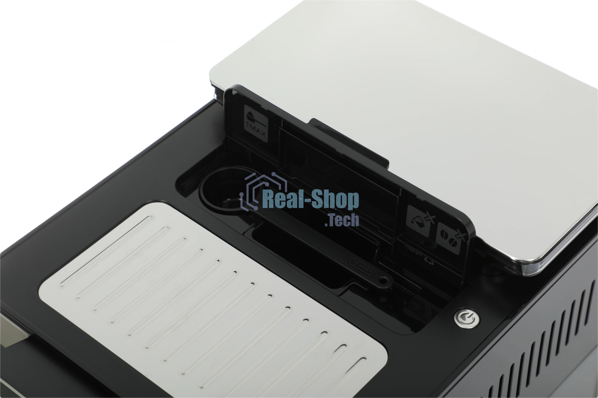 Кофемашина автоматическая DeLonghi ECAM610.75.MB черный/серебристый, исп. кофе - молотый/зерновой, 2.2 л, 1450 Вт, 19 Бар