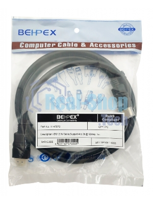 Кабель видео HDMI (m)/HDMI (m) 1м. черный