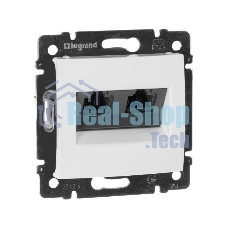 Компьютерная двойная розетка Legrand Valena 774231, белая RJ45 5 кат UTP