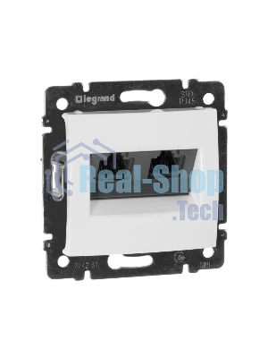 Компьютерная двойная розетка Legrand Valena 774231, белая RJ45 5 кат UTP