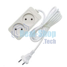 Удлинитель 2х7 м без заземл. 10А IP20 2.2 кВт Союз 481S-1207