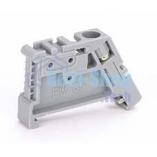 Ограничитель пластик. на DIN-рейку с 1 винтом Ф Ограничитель пластик. на DIN-рейку с 1 винтом Ф