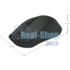 Мышь беспроводная Defender Accura MM-935 черный, 1600 dpi, радиоканал, USB, кнопки - 4