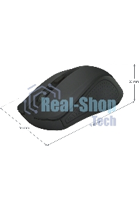 Мышь беспроводная Defender Accura MM-935 черный, 1600 dpi, радиоканал, USB, кнопки - 4