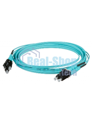 Патч-корд Panduit FX2ELLNLNSNM003 2x50/125 OM3 LC дуплекс-LC дуплекс 3м LSZH аквамарин