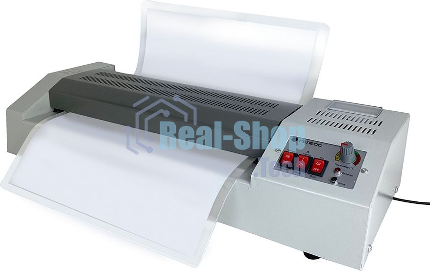 Ламинатор ГЕЛЕОС ЛМ A3 Про, А3, 2х250 (пленка 60-250мкм), 620 мм/мин, 4 вала, реверс, металл. корпус, мах толщина 2мм